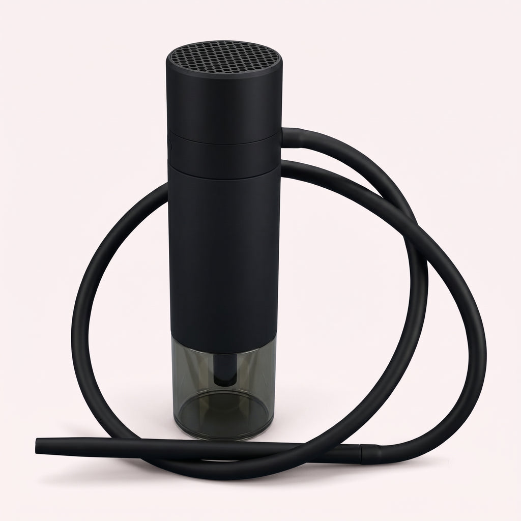 Premium Portable Car Shisha (Luxury Black Edition) + FREE Tong
